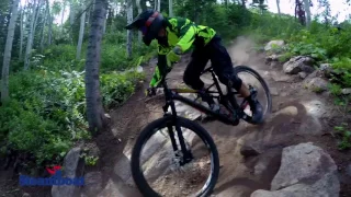 Advanced Trails in Steamboat Bike Park