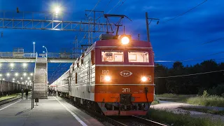 Trains in Saint Petersburg and Leningrad region Compilation
