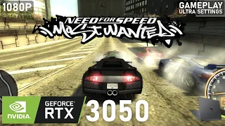 NFS: Most Wanted 2005 | RTX 3050 Laptop | 5600H | 2x8GB | Gameplay Ultra Settings