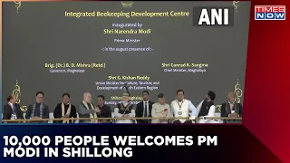 PM Modi In Shillong For The Golden Jubilee Celebrations, Crowd Of 10,000 People To Welcome PM