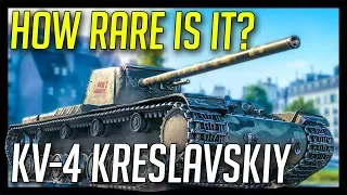 ► What is KV-4 Kreslavskiy? - World of Tanks Rare Tanks: KV-4 Kreslavskiy Gameplay