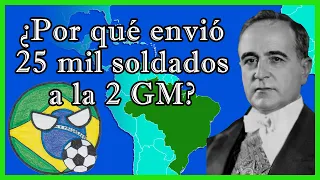 🇧🇷¿Por qué BRASIL participó ACTIVAMENTE en la Segunda Guerra Mundial? 🇧🇷 - El Mapa de Sebas