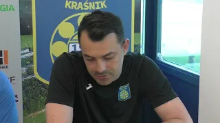 Konferencja prasowa po meczu Stal Kraśnik - Tomasovia Tomaszów Lubelski