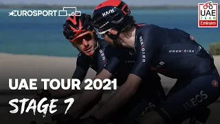 UAE Tour 2021 - Stage 7 Highlights | Cycling | Eurosport