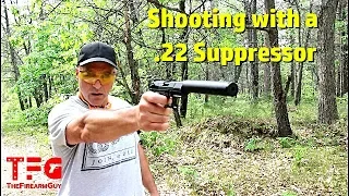 Sound Difference with a .22lr Suppressor - TheFireArmGuy