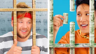 Rich Jail vs Broke Jail/ 17 Funny Situations