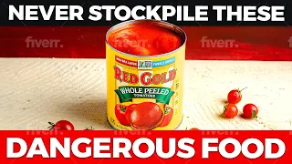 10 Dangerous Food You Should NEVER STOCKPILE!