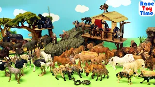 Safari Animal Toys Figurines Collection