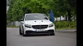 Sick Mercedes W205 C63 by GAD Motors | Revs and accelerations + most awesome crackles ever!!!