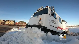 South Metro Fire Rescue Crews Take Snowcat Out For Spin