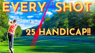 What 25 HANDICAP golf looks like... EVERY SHOT