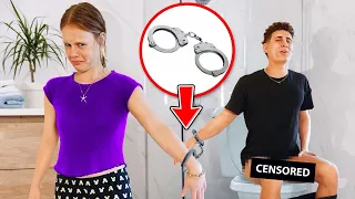 Handcuffed To My BOYFRIEND for 24 HOURS!!