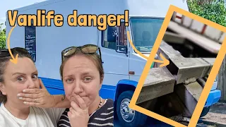 Family in vanlife danger... Vario chassis snapped in van conversion