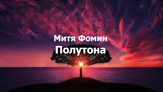 Митя Фомин – Полутона текст (Lyrics)