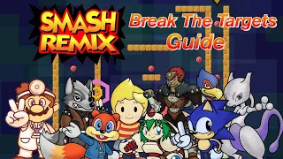 Smash Remix: Remix Characters Break The Targets Full Guide (Less Marina)