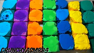 32 Soft Dyed Chalk Block Crush | Celebration Part 2 | Oddly Satisfying | ASMR