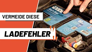 AGM Batterie laden - DARAUF unbedingt achten! 🗒️