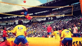 Bossaball se convierte en deporte escolar en Colombia