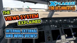 X-Plane 11's VIEWS SYSTEM Tutorial | How to get WING VIEWS [XP11FB#3]