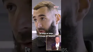 L'hommage de Benzema à Jean-Michel Aulas : "Le plus grand président qu'il y ait eu en France"#shorts