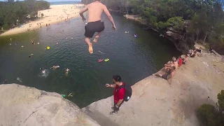 Cliff Jumping Near Sydney Australia | Royal National Park