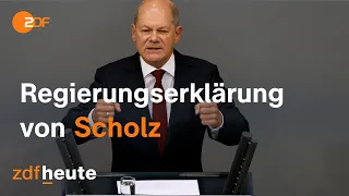 Live: Regierungserklärung von Kanzler Scholz