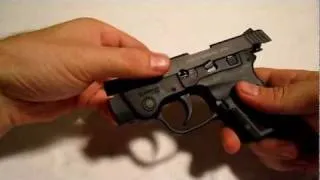 The New Smith and Wesson 380 Bodyguard Pistol disassembly / fieldstrip battery replacement S&W