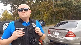 Angry Sovereign Citizen Gets His Mercedes "AMG" Towed in Maryland