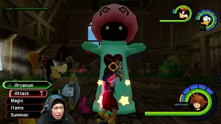 Kingdom Hearts HD 1.5 Remix - How To Find the Pink Agaricus RARE Heartless (BIG MUSHROOM)