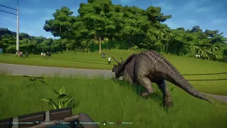 Jurassic World Evolution_ Торозавр сбежал