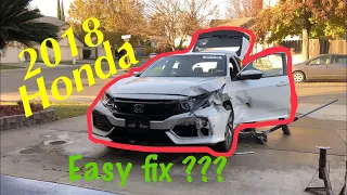 Rebuilding A Wrecked 2018 Honda Civic /// Part 1
