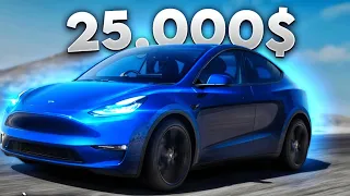Elon Musk enthüllt, dass das 25.000-Dollar-TESLA kommt!