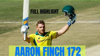 Aaron Finch's 172 Highlights | Aaron Finch 172 of 76 ball | Tri Nation Series 2018 | Cricket AFCG