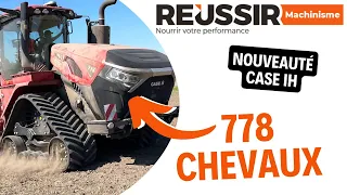 Presque 800 chevaux pour le nouveau Case IH Quadtrac 715