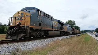 CSX C320 Rolls Through Jalapa SC On The CN&L Subdivision With Lead Locomotive CSXT 710