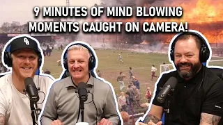 9 Minutes of Mind Blowing Moments Caught on Camera REACTION | OFFICE BLOKES REACT!!