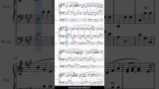 The Rainbow Connection - Accordion & Bass - Paul Williams & Kenneth Ascher (Sheets, Tutorial score)