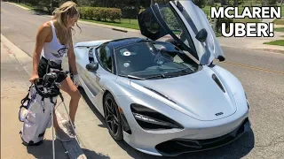 Picking Up UBER Riders In A Mclaren!