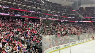 Devils fans sing “Goodbye!” to Rangers fans as they exit early Game 5 NY Rangers @ New Jersey Devils