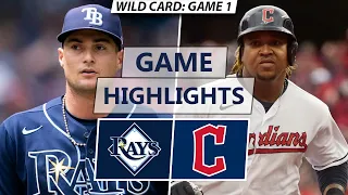 Tampa Bay Rays vs. Cleveland Guardians Highlights | Wild Card Game 1