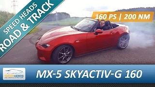 Mazda MX-5 Roadster Test (160 PS Sports-Line ND) - Fahrbericht - Review -Speed Heads