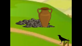 The Thirsty Crow in English