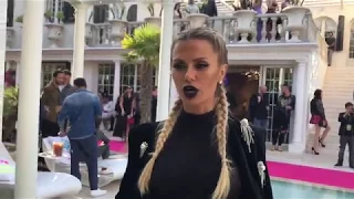 Виктория Боня на показе Филиппа Плейна. Victoria Bonya. Philipp Plein Party 2017