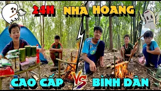 Anh Ba Phải | Thử Thách 24H Sống Trong Nhà Hoang Kết Hợp Bốc Thăm Sinh Tồn | 24 hour challenge