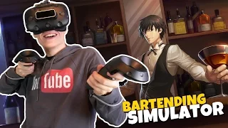 BARTENDER SIMULATOR IN VIRTUAL REALITY!  | Flairtender VR (HTC Vive Gameplay)