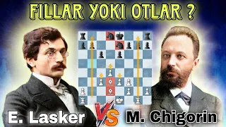 Mikhail Chigorin vs Emanuel Lasker 1895 | Mikhail Ivanovich Chigorin ijodi bilan tanishamiz !