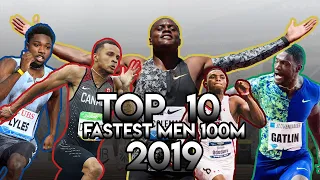 Top 10 Fastest Men 100m 2019 - Sprinting Montage