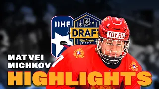 Matvei Michkov hockey 2021 | U-18 highlights w. Russia