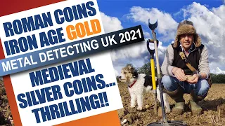 Thrilling Days Metal Detecting UK 2021 - Iron Age Gold and Medieval Silver!!!