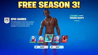 How To Get TRAVIS SCOTT SKIN for FREE in Fortnite! (CHAPTER 5 SEASON 3)